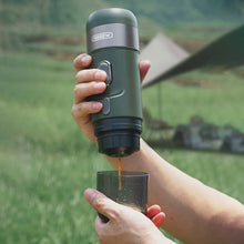 HiBREW H4B Máquina de café expresso elétrica portátil sem fio e bolsa de armazenamento e suporte dobrável para carro e casa, acampamento, cafeteira Fit Nespresso Dolce