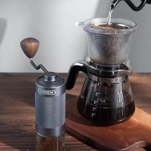 HiBREW G4 Moedor de café manual portátil de alta qualidade Moinho de alumínio com armazenamento visual de feijão