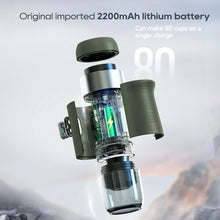 HiBREW H4B Máquina de café expresso elétrica portátil sem fio e bolsa de armazenamento e suporte dobrável para carro e casa, acampamento, cafeteira Fit Nespresso Dolce