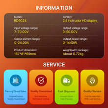 RIDEN RD6024 60V 24A DC to DC Adjustable Regulated Step Down Voltage Bench Power Supply Buck Converter Support Battery Charging