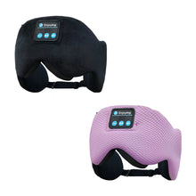 Bluetooth V5.3 HiFi Music Sleep Mask with Type-C Charging - Adjustable Soft Cotton Eye Mask for Travel & Night Sleeping