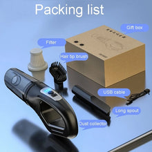 5500Pa Powerful Handheld Car Vacuum Cleaner Cordless Dual-Use for Car Home Rechargeable Battery Display