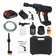 MUDIRO EW-02 Cordless High Pressure Washer 52bar/754psi 400W Car Spray Cleaner Washing Machine 6 In 1 Water Sprayer 21V/0.5A 12000mAh