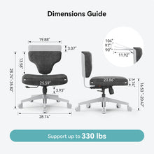 NEWTRAL FREEDOM-X FP Multi-Posture Armless Widened Cross-Leg Chair