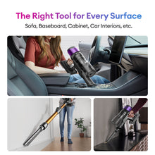Ultenic U20 Cordless Vacuum Cleaner - 55KPa Strong Suction, Tangle-Free Pet Hair Cleaning, 60-Min Long Runtime, 60dB Quiet Operation, Self-Standing Design