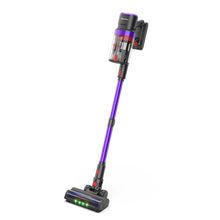 Teendow V20 500W Cordless Vacuum Cleaner, 40kPa Power Suction, Brushless Motor, Dual Dust Chamber, LED Display, UV Green Light, for Pet Hair, Hard Floors and Carpets