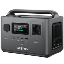 AFERIY P040 Portable Power Station 400W 256Wh, LiFePO4 Battery 4000+ Cycles, 6 Outputs UPS, 1.2Hr Fast Charge, 4kg for Camping