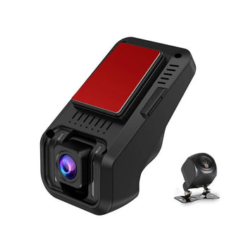 X4PLUS 1080P HD Front & Rear Dual Dash Cam Car DVR Support 1/3/5 Minutes Loop Recording G-Sensor Microphone