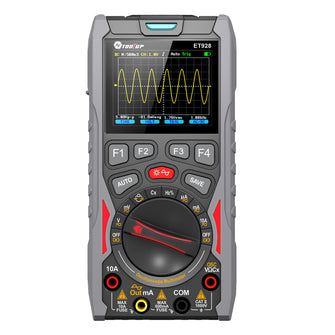 Tooltop et928 3-em-1 osciloscópio multímetro gerador de sinal 12mhz 50msps portátil alta capacidade de armazenamento baixo consumo de energia