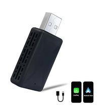 CP009 2 in 1 Wireless CarPlay Adapter for Apple & Android Car Wireless CarPlay Dongle Receiver Adapter for Wired Wireless Adapter for Android Car iOS Plug and Play
