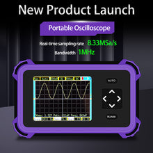 PDS833 Handheld Digital Osciloscope 1Mhz Analog Bandwidth 8.33MSa/s 800VPP 2.8inch Screen