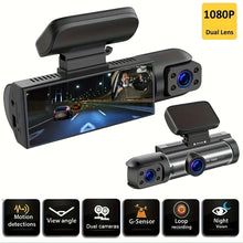1080P Car Dual Lens Dash Cam Front And Inside Camera with IR Night Vision Loop Recording Wide Angle Car DVR Camera