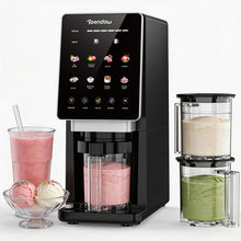 Teendow KF-002 Ice Cream Maker with 8 Preset Programs, Self-Cleaning, Mix-In & Re-Spin Functions, Home Countertop Model