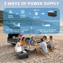 MUDIRO 45L Car Fridge with ICE Maker Freezer Fast Cooling Car Refrigerator Quick Ice Making Mobile Refrigeration System Energy Saving with LED Lighting