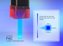 Gravador a laser LONGER RAY5 5W, tela sensível ao toque de 3,5 polegadas, escultura offline, laser focado ultrafino, chipset de 32 bits, módulo de laser atualizável