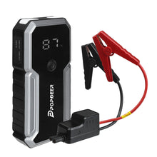 Popdeer PD-J01 20000mah 2500a carro ir para iniciantes 12v saída usb dupla display lcd para 8.0 gás/6.0l diesel