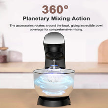 SVEWT 1500W Food Mixer, with 5.5QT Stainless Steel Bowl, Dough Hook, Beater and Whisk, 10 Speeds for Baking Mixing