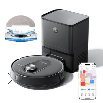 Proscenic Q8 Max Robot Vacuum with Self Emptying Station,4200 Pa, LiDAR Nav,200Min Running Time