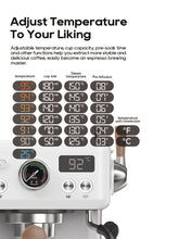 HiBREW H10 Plus Semi-Automatic Espresso Machine – 20 Bar Pressure, PID Temp Control, 58mm Portafilter | Home Barista Coffee Maker