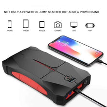 TUERBB J01 Powerbank para partida de emergência em carro portátil 13800mAh 51,05wh Corrente de pico 1200A com lanterna LED à prova d'água