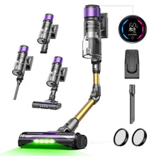 Ultenic U20 Cordless Vacuum Cleaner - 55KPa Strong Suction, Tangle-Free Pet Hair Cleaning, 60-Min Long Runtime, 60dB Quiet Operation, Self-Standing Design