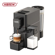 HiBREW Nes Capsule Coffee Machine H15 Automatic Frothed Milk Cappuccino and Latte Espresso Coffee Maker