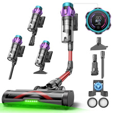 Ultenic U18 Pro Cordless Vacuum Cleaner, 600W 55Kpa Strong Suction, 80min Max Runtime, 180° Bendable Wand, Self-Standing Design, LED Display, Low Noise, for Pet Hair, Carpets, and Hard Floorse