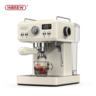 HiBREW H10A 20Bar Máquina de café expresso semiautomática com temperatura ajustável 58mm Portaffiter Máquina de café frio/quente