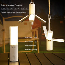 PD-LYD-01 Multifunctional Folding LED Outdoor Camping Light, 3600mAh Battery, Waterproof Portable Rechargeable Lamp Hanging Night Light