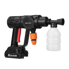 MUDIRO Cordless High Pressure Washer 60bar/870psi 500W Spray Car Washer Cleaner Machine 6 In 1 Water Sprayer EW-S05 21V/0.5A 15000mAh