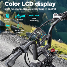 RANDRIDE YX20M-2 Electric Bike 48V 20AH 500W*2 (Peak 1000W*2) Dual Motor Recommended Top Speed 25KM/H 20inch Tire 50-60KM Max Mileage 180KG Max Load Electric Bicycle