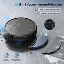Teendow T7S Electric Floor Cleaning Robot 2000Pa Vamcuum Cleaner 2 In 1 Vamcuuming and Mopping Remote Control+APP+Voice Control Suitable for Home