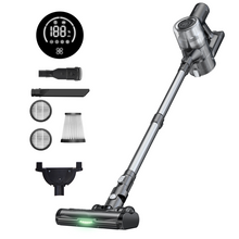 Proscenic P13  Cordless Vacuum Cleaner for Home,35Kpa Suction,Lightweight Stick Vacuum with Green Light,LED Display,Max 50mins Runtime