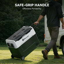 Foursun 35L/45L/55L Dual Zone Car Fridge Freezer with Bluetooth App Control Portable Compressor Cooler for Camping, Travel, Home