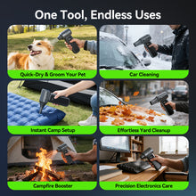 Foursun TF100 Brushless Turbo Fan 150000RPM Electric Air Duster Air Blower for Car/PC/Home/Pet/Outdoor Cleaning