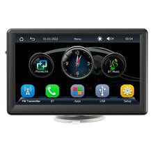 Wireless Carplay AHD 7" Portable Car MP5 Player bluetooth Multimedia Card Slot Reverse Image Android Auto Portable Car Stereo Touch Screen Dashboard