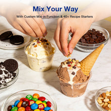 Teendow KF-002 Ice Cream Maker with 8 Preset Programs, Self-Cleaning, Mix-In & Re-Spin Functions, Home Countertop Model