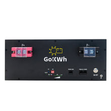 Gokwh 51.2V 100Ah 5120Wh LiFePO4 Energy Storage Battery with Bluetooth Built-in BMS for Home Backup RV and Camping
