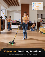 Proscenic P15 Cordless Vacuum Cleaner,50Kpa Strong Suction Up to 70Min Runtime,Anti-Tangle Brush & HEPA Filter