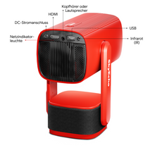SkyEcho FreeONE Portable Speaker Projector - Red European Version