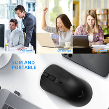 T2 Wireless Mouse with 2.4G Connection Adjustable DPI Battery Powered Wide Compatibility for Windows/iOS