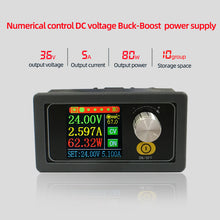 XYS3580 DC Buck Boost Converter CC CV 0.6-36V 5A Adjustable Regulated Laboratory Power Supply 4.4inch LCD 80W Power Supply Module