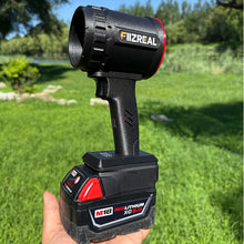 Fiizreal F-64 Portable High-Power Ducted Fan – 64mm Brushless Motor, 1800g+ Wind Force, Compatible with Milwaukee/DEWALT/Makita Batteries, Variable Speed Trigger