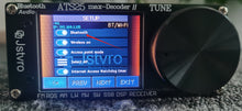 Decodificador ATS-25 Max V2 V4.17 atualizado Rádio portátil de ondas curtas adiciona função de decodificação Bluetooth, CW, RTTY Função WiFi FM LW AM SSB DIGI CW RDS com receptor de rádio de banda completa de bateria de 4000mAh