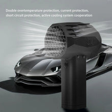 X64 Car Violent Blower Handheld Turbo Jet Fan Brushless Motor High Power Duct Fan,Mini Turbo Fan Thrust 1400G Wind Speed 240km/h