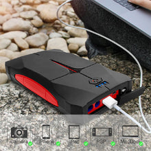 TUERBB J01 Powerbank para partida de emergência em carro portátil 13800mAh 51,05wh Corrente de pico 1200A com lanterna LED à prova d'água
