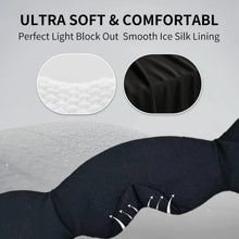 Bluetooth V5.3 HiFi Music Sleep Mask with Type-C Charging - Adjustable Soft Cotton Eye Mask for Travel & Night Sleeping