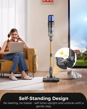 Proscenic P15 Cordless Vacuum Cleaner,50Kpa Strong Suction Up to 70Min Runtime,Anti-Tangle Brush & HEPA Filter