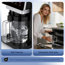 Teendow KF-002 Ice Cream Maker with 8 Preset Programs, Self-Cleaning, Mix-In & Re-Spin Functions, Home Countertop Model