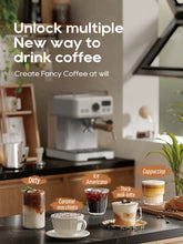 HiBREW H10 Plus Semi-Automatic Espresso Machine – 20 Bar Pressure, PID Temp Control, 58mm Portafilter | Home Barista Coffee Maker